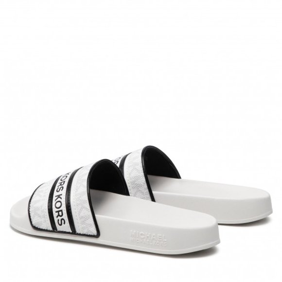 Michael Michael Kors Gilmore Logo-Print Slides - Picture 5 of 6